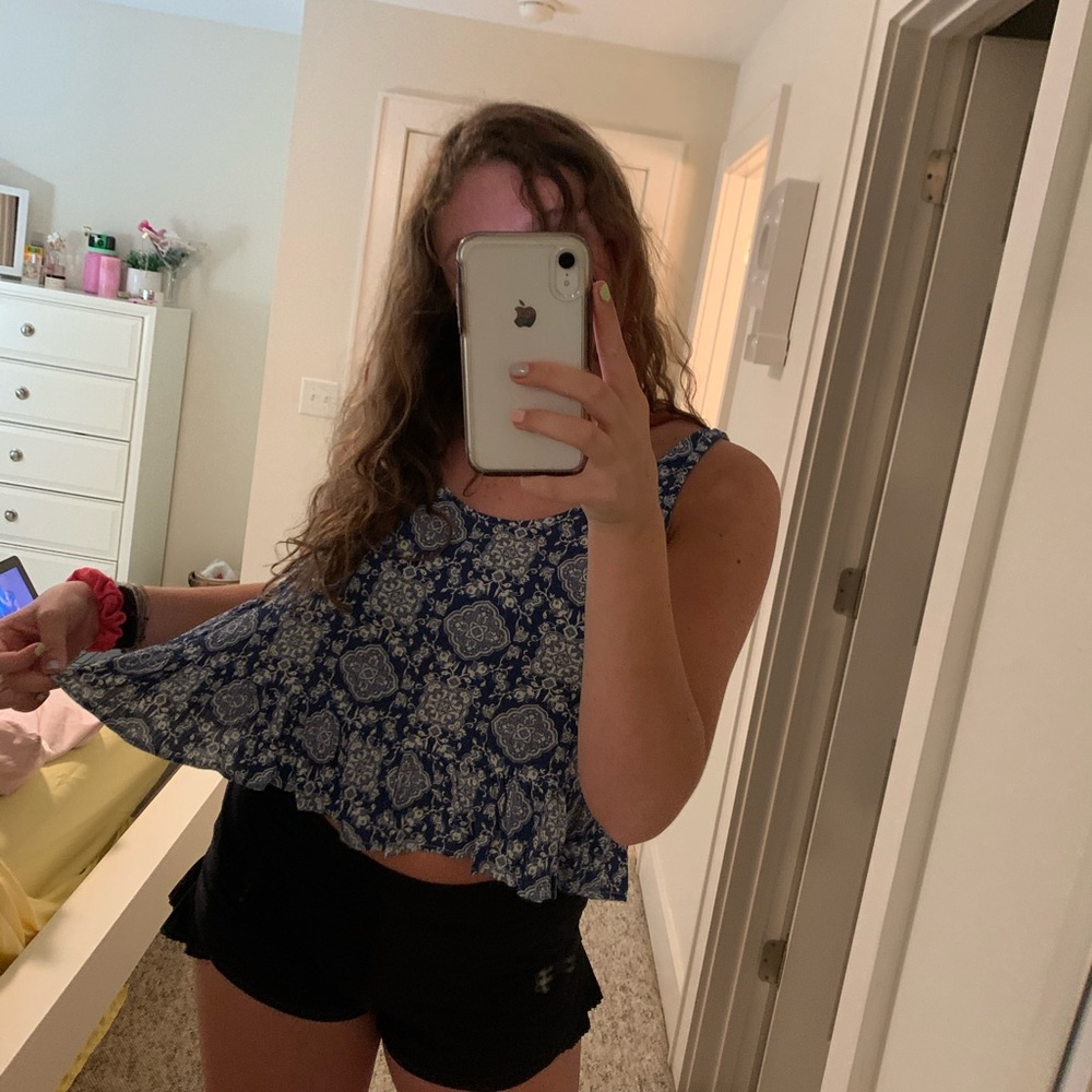 PacSun tie back tank top